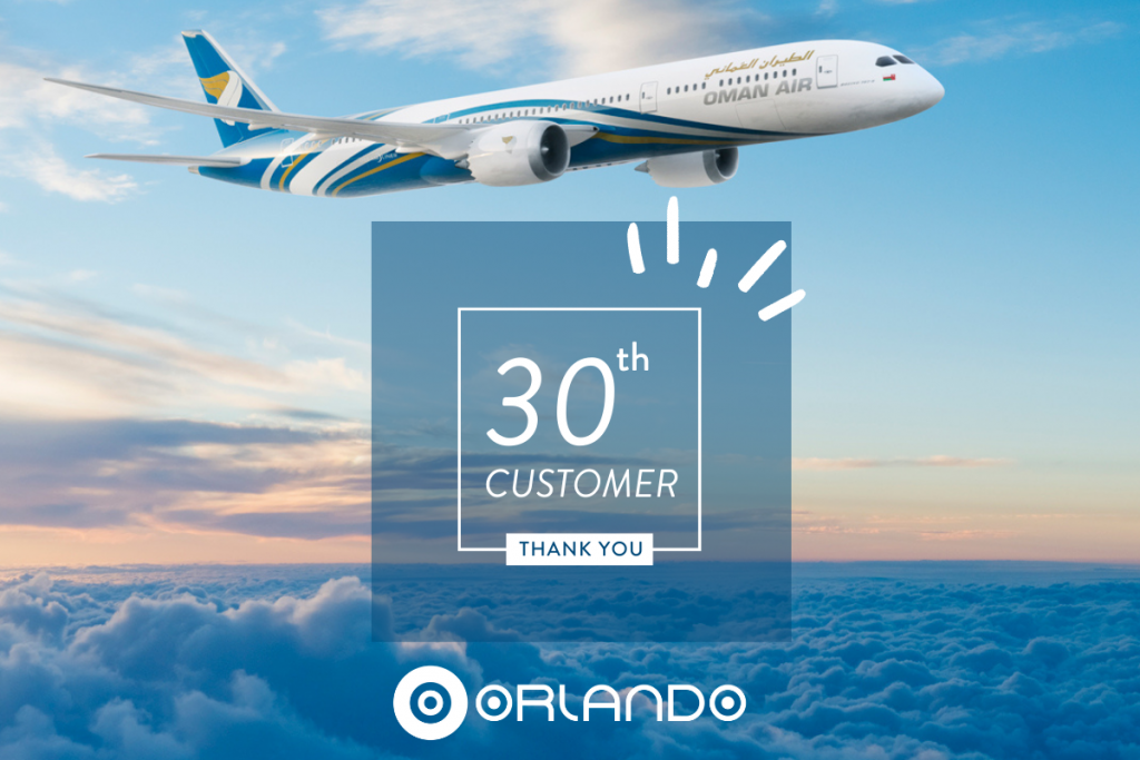 MARCH 2023-30th CUSTOMER! OMAN AIR SIGN WITH ORLANDO